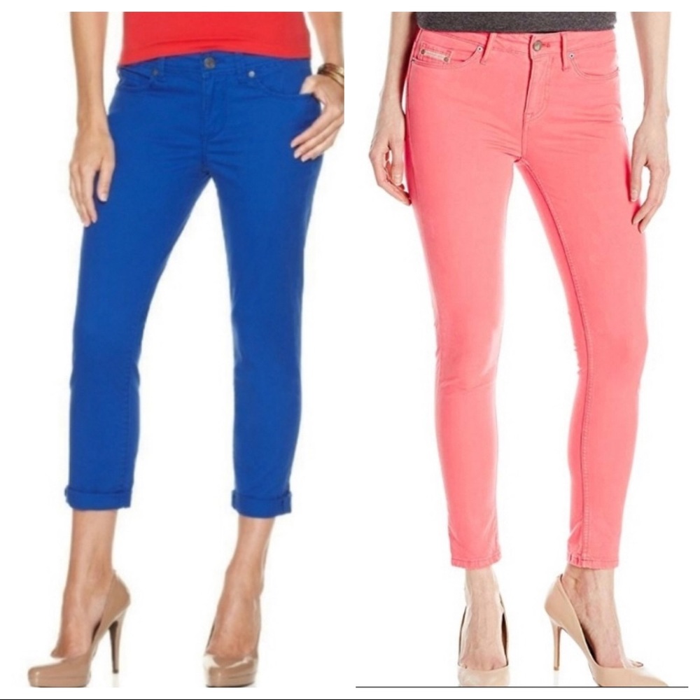 Lot 2 Calvin Klein Jeans Skinny Crop Jeans size 2